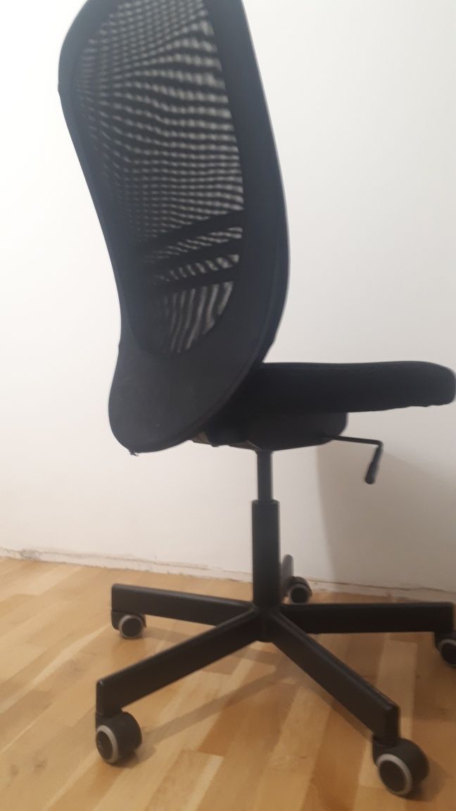 ikea flintan krzesło biurowe szkolne regulowane i odchylane