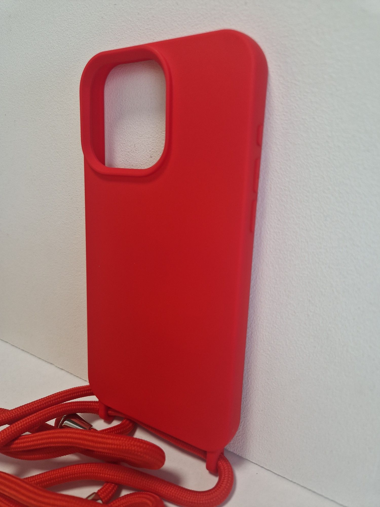 Strap Silicone Case do Iphone 15 Pro Max wzór 1 czerwony