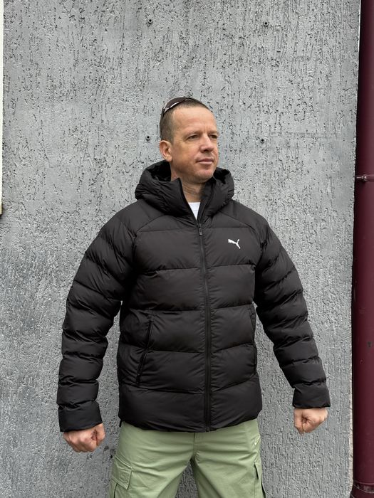 Оригінал Куртка Men's Hooded Puma 688367 01 Осінь Зима пума M L XL 2X