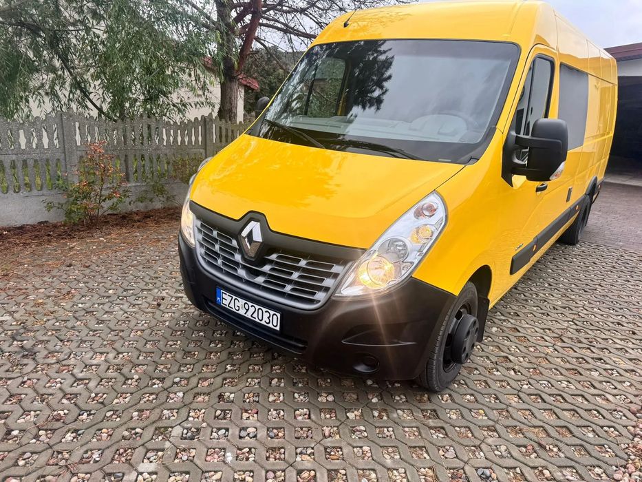 Renault Master  L4 H2 DOKA, BRYGADÓWKA 6-os, klima, bliźniak