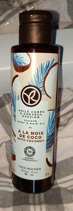 Yves Rocher olejek olej do włosów i ciała kokos, kokosowy 100ml