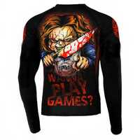 PIT BULL rashguard rash longsleeve WANNA PLAY GAMES CHUCKY