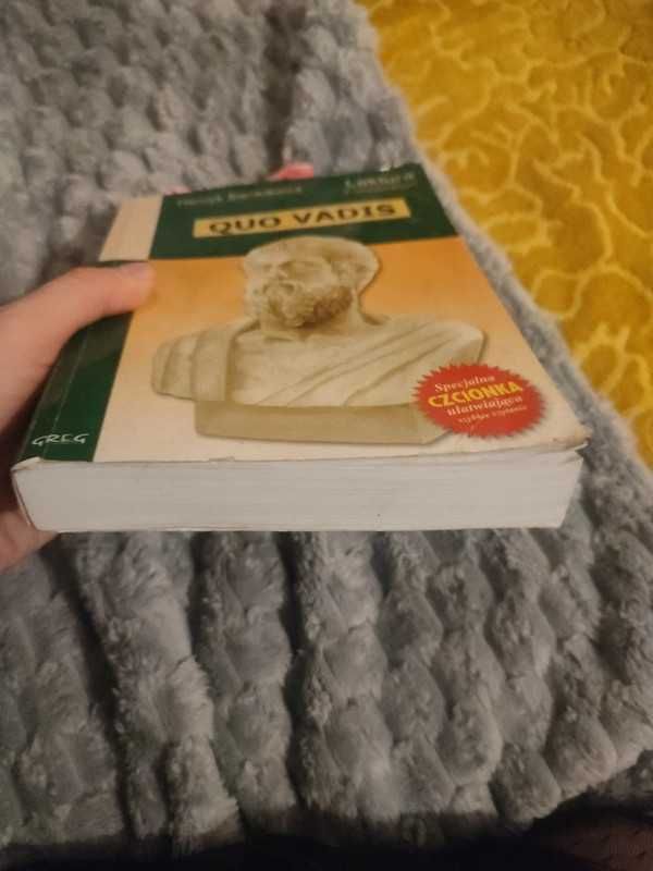 książka Quo Vadis, Autor: Henryk Sienkiewicz. lektura