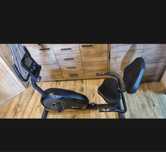 Rower stacjonarny leżący HS-040L Root czarny-srebrny