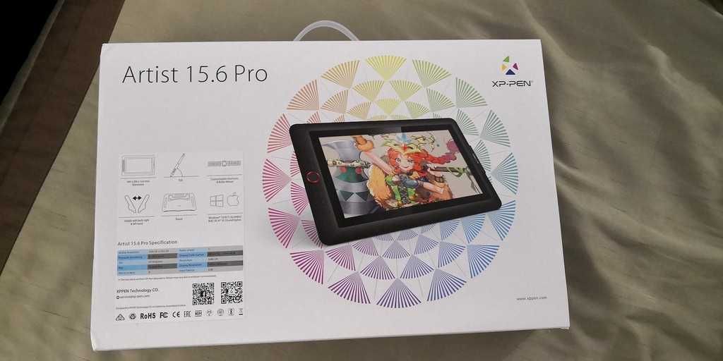 XP-PEN 15.6" Tablet Gráfica Artist 15.6 Pro Pen Display