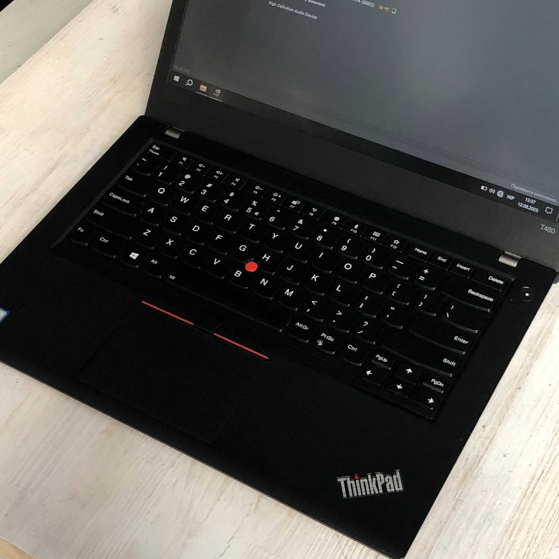 Ноутбук Lenovo ThinkPad T480 i5-8350U 8/128 SSD IPS FHD Б/В | 43 шт