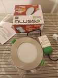 halogeny sufitowe LED 6 sztuk 230V 10W 125-135 mm srebrne 3 barwy