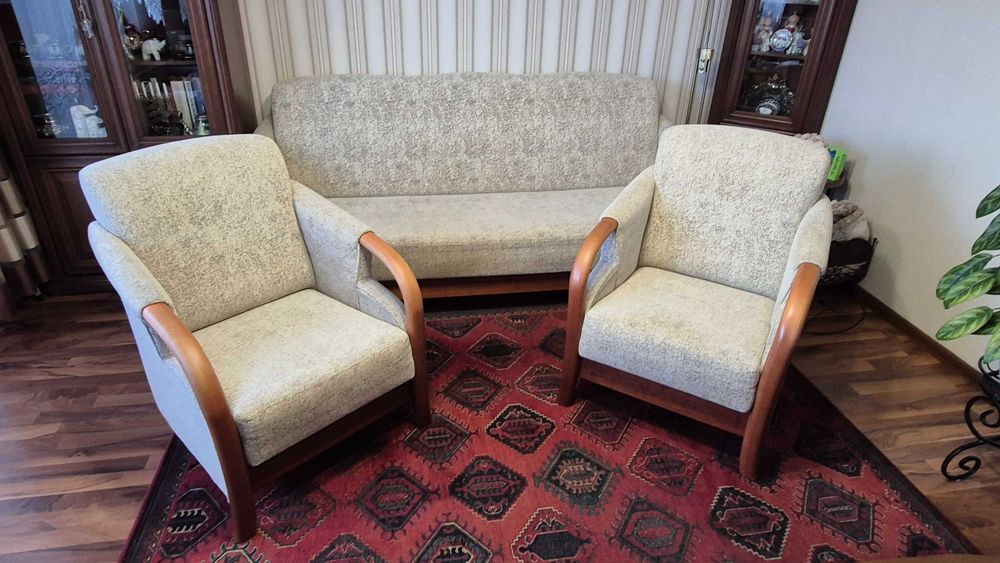 Zestaw wypoczynkowy Oliwia - wersalka + dwa fotele