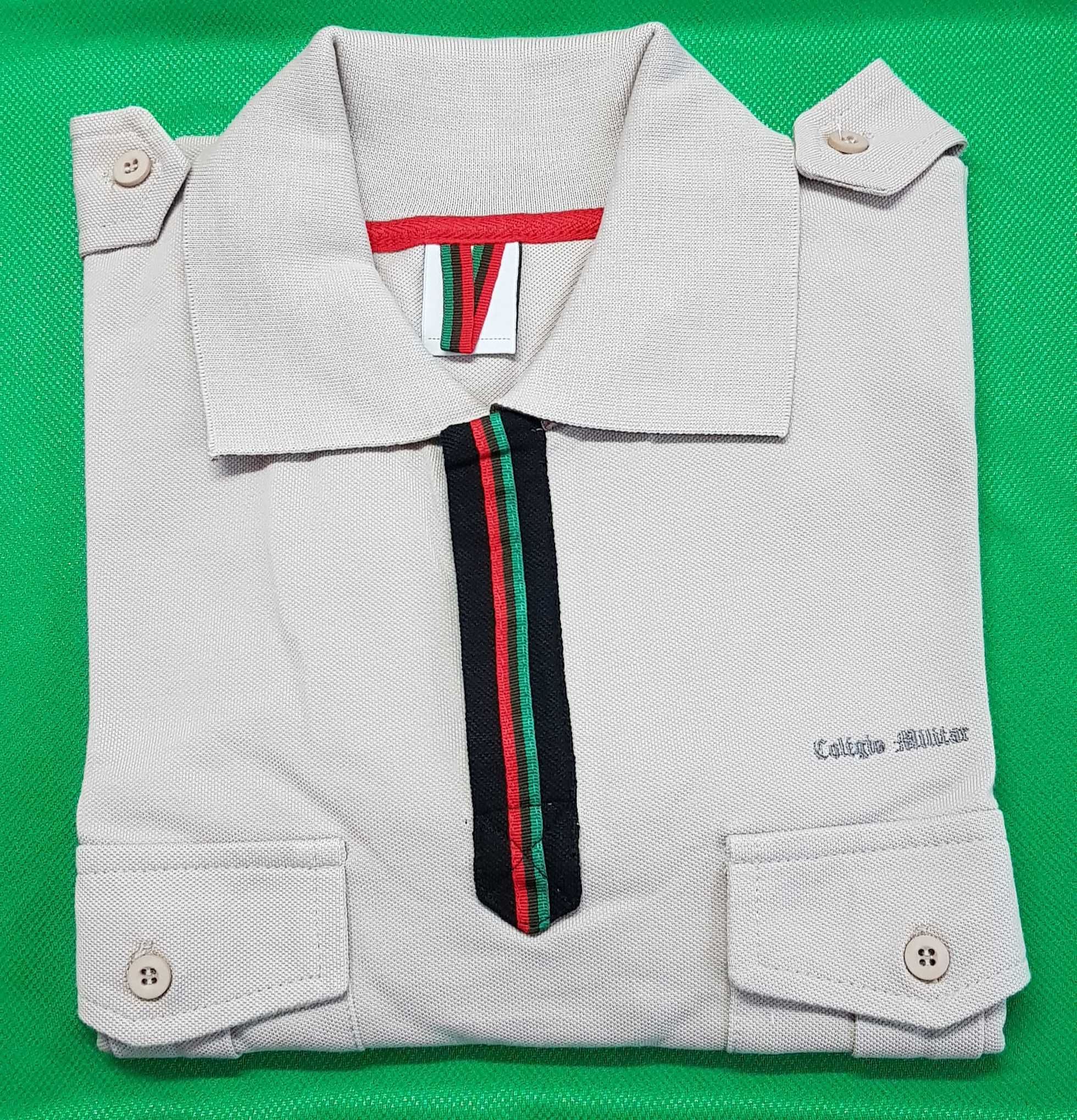Polo manga comprida - Novo - Farda original Colégio Militar