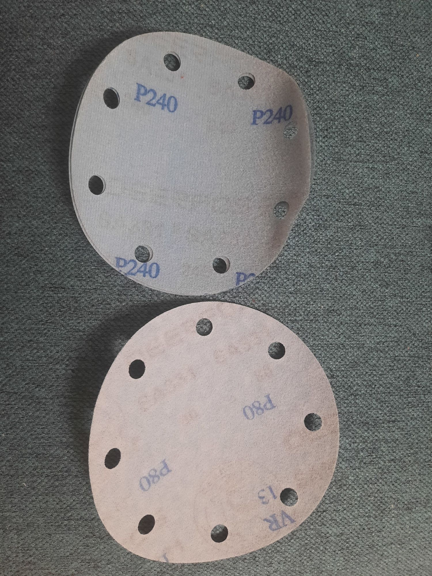 Круги/диски P240 і P80 шліфувальні наждачні D15