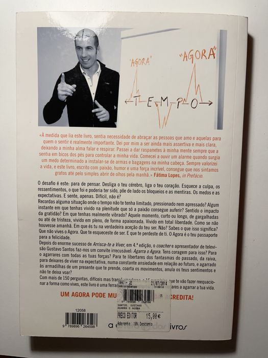 Livro de Gustavo Santos, Agarra o Agora