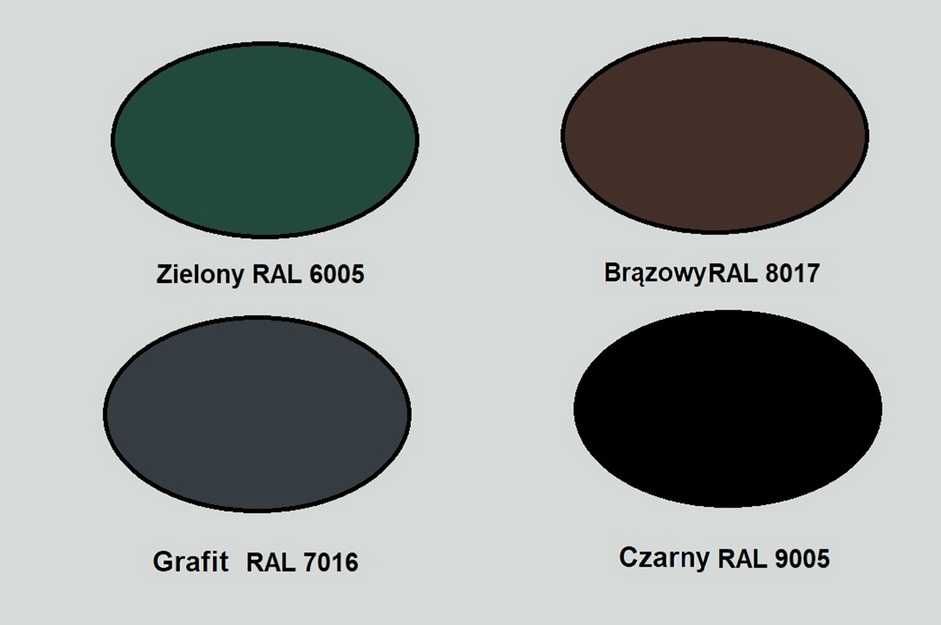 Ceownik metalowy do podmurówki ogrodzenie panelowe brama