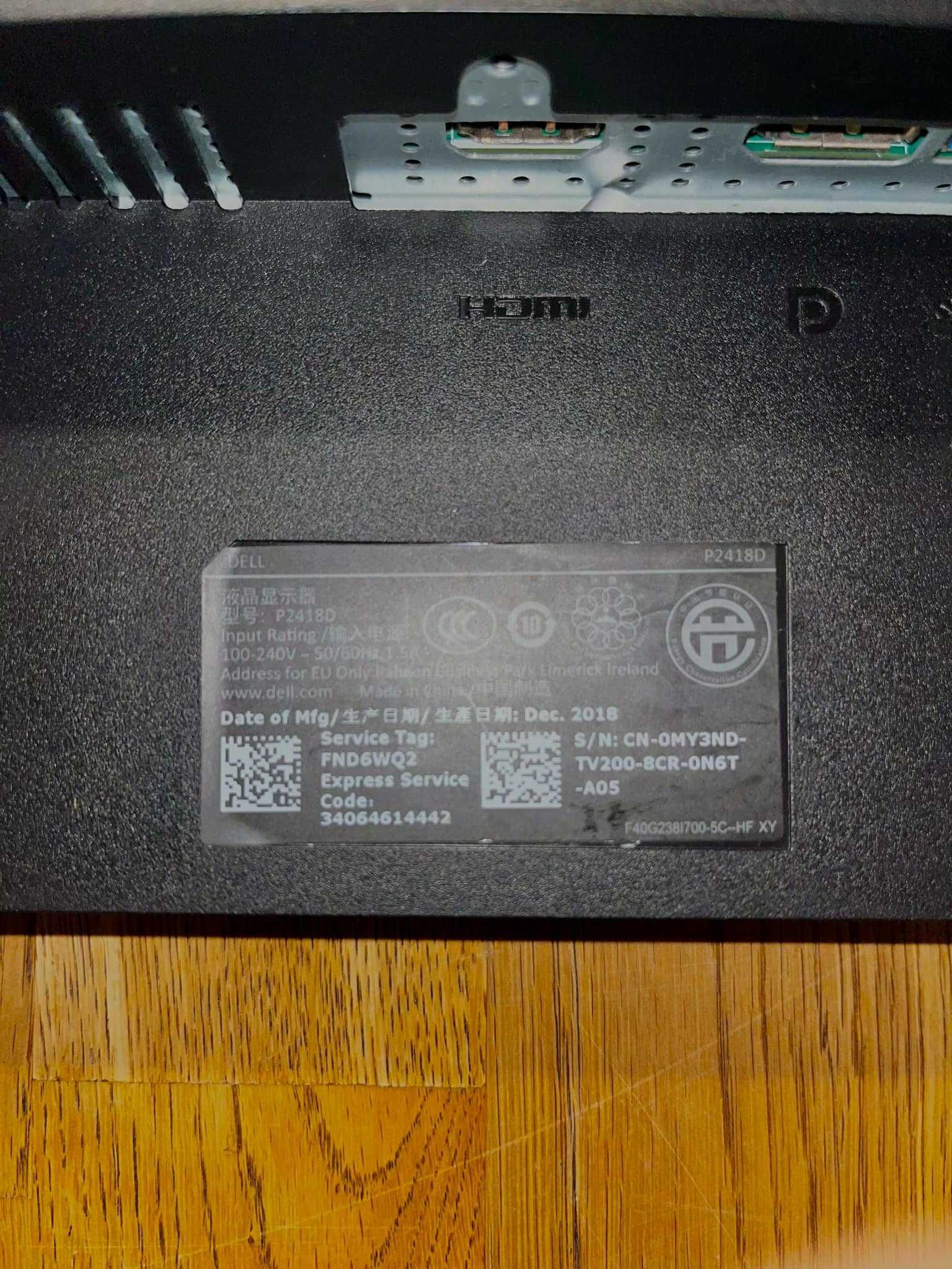 Monitor  Dell P2418D