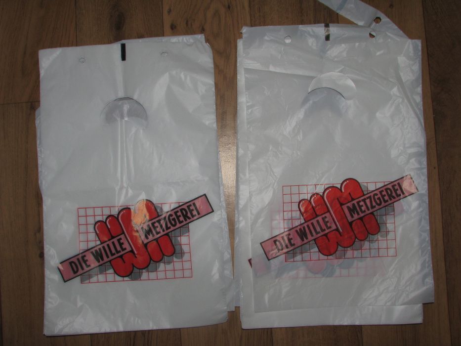 reklamówki z prl_u i lat 90-tych z niemiec gadżet do auta zabytkowego