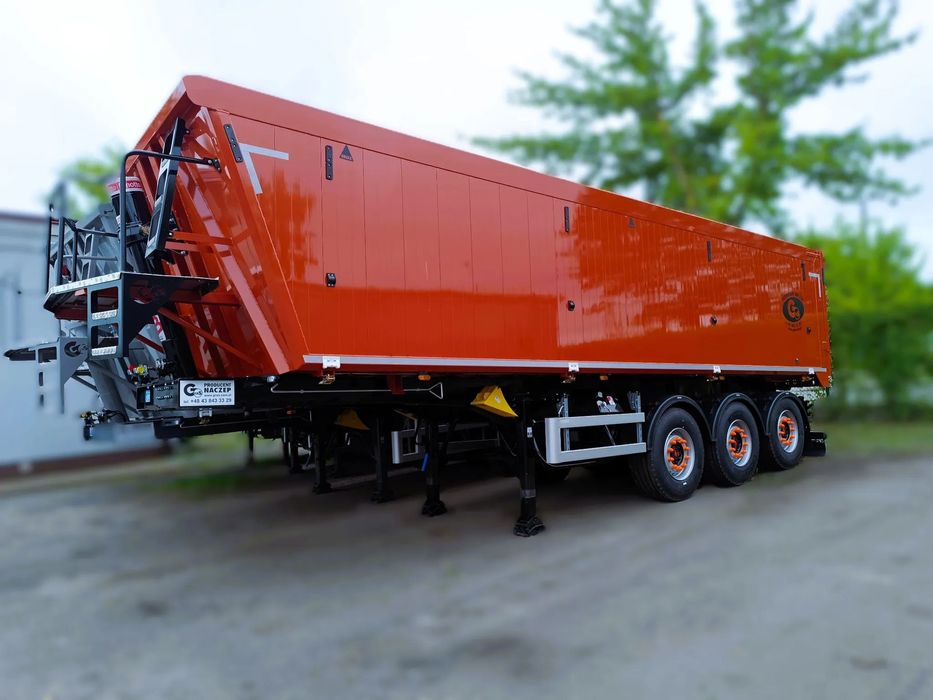 Gras NACZEPA WYWROTKA 2025  Nowa  aluminiowa GRAS 40 m³ – od ręki + FINANSOWANIE