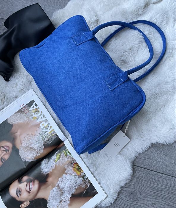 кульова замшева сумка тоут