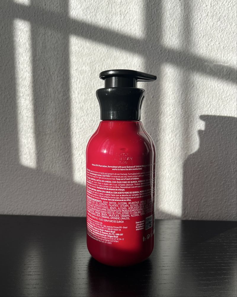 Loção Hidratante Nativa SPA Ameixa, 400ml