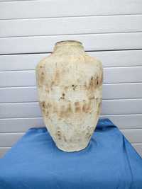 Duży ceramiczny wazon fat lava - lata 70 - design  - 45 cm