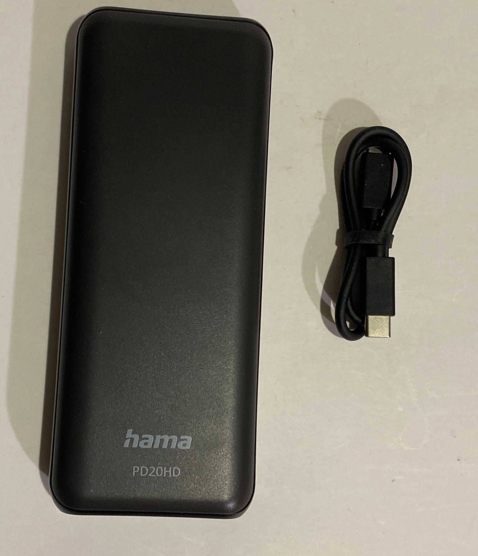 Новий Павербанк Hama PD20HD 20000, 18Вт/3А, USB+ Тype-С, Quick Charge3