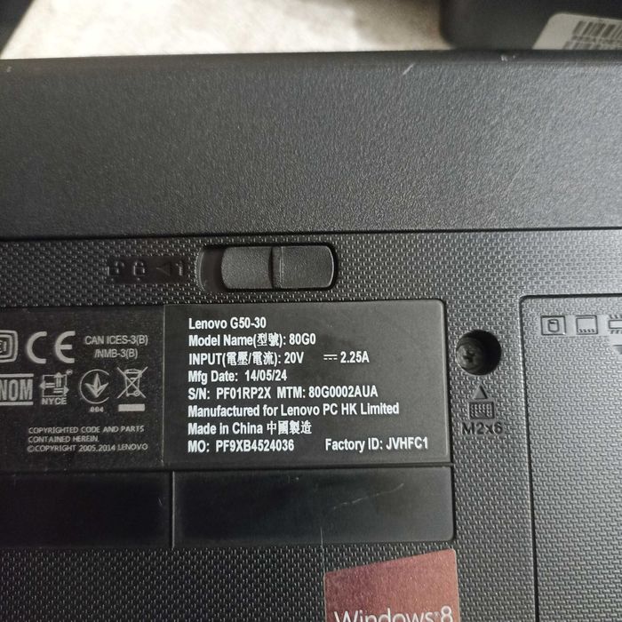 Продам ноутбук Lenovo G50-30