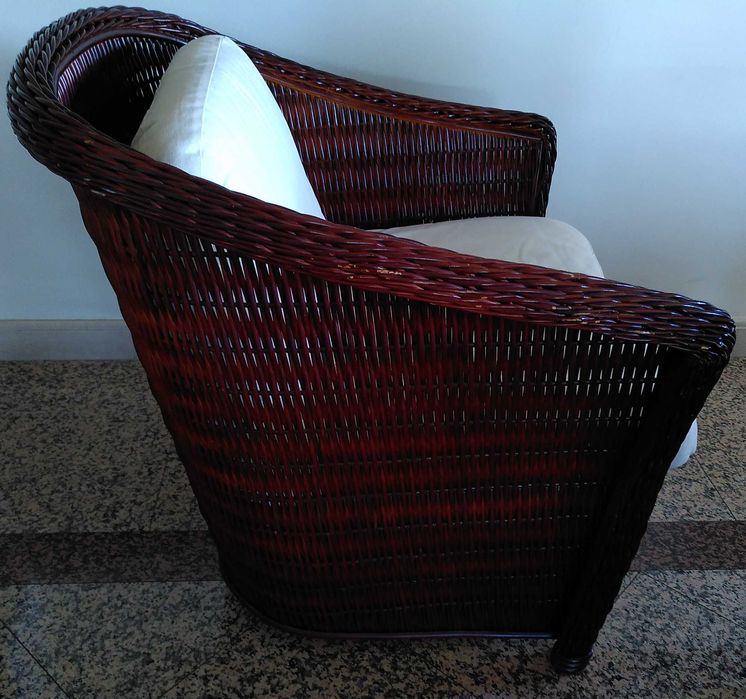 2 Poltrona de vime