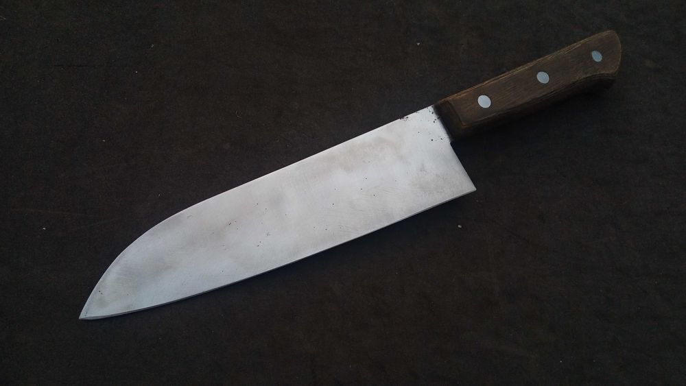 Nóż japoński Kikutora santoku stal molibden wanad