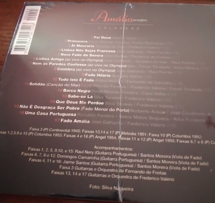 Colecção AMÁLIA SEMPRE - CD e Livro de fotografias