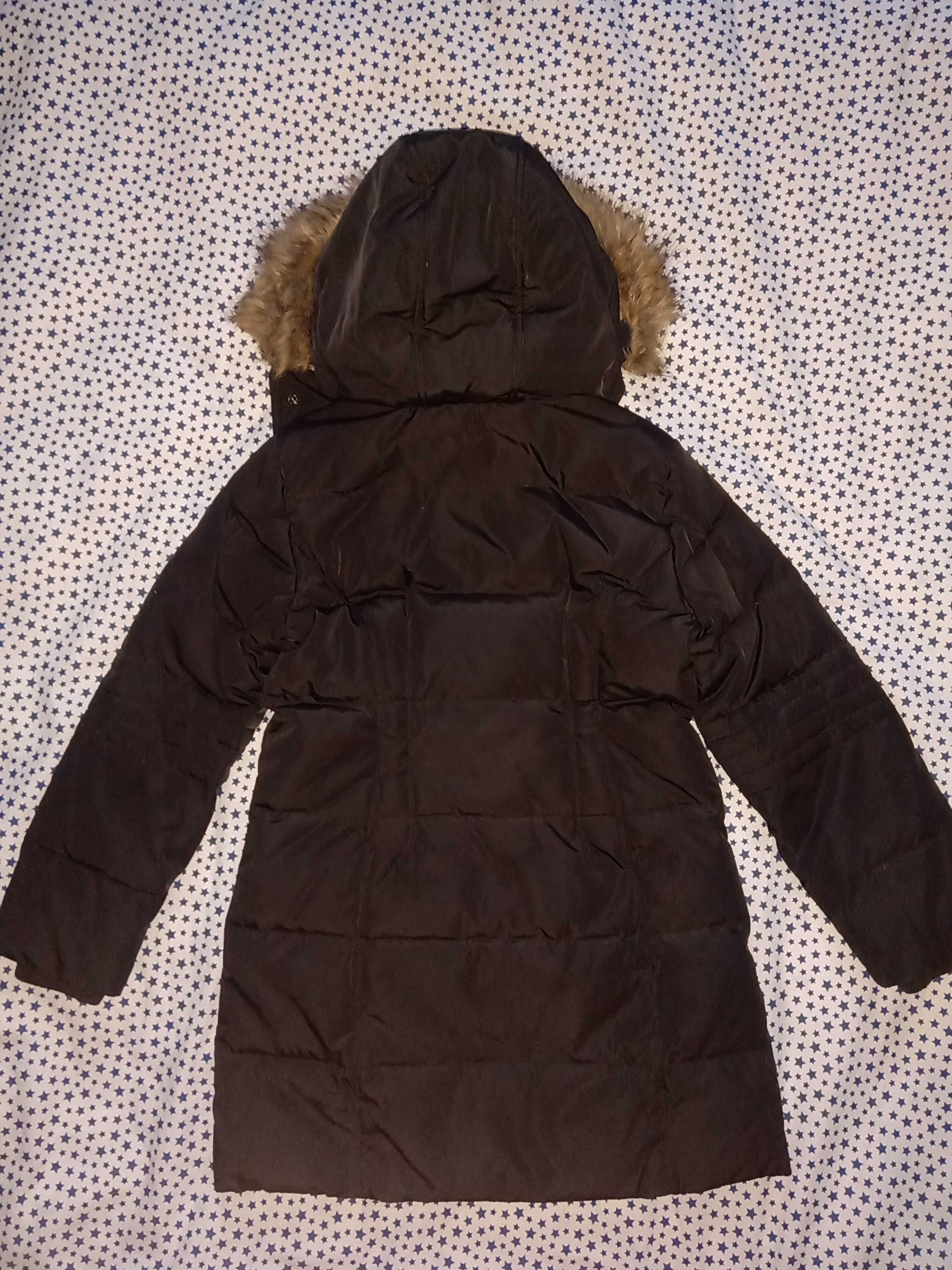 Пухова куртка ,пуховка ,куртка-пальто ,подовжена пуховка для дівчинки