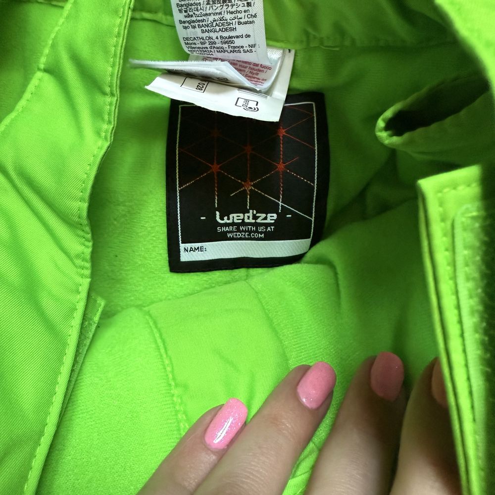 Напівкомбінезон Decathlon Wedze Children's ski салатові 153-162 14