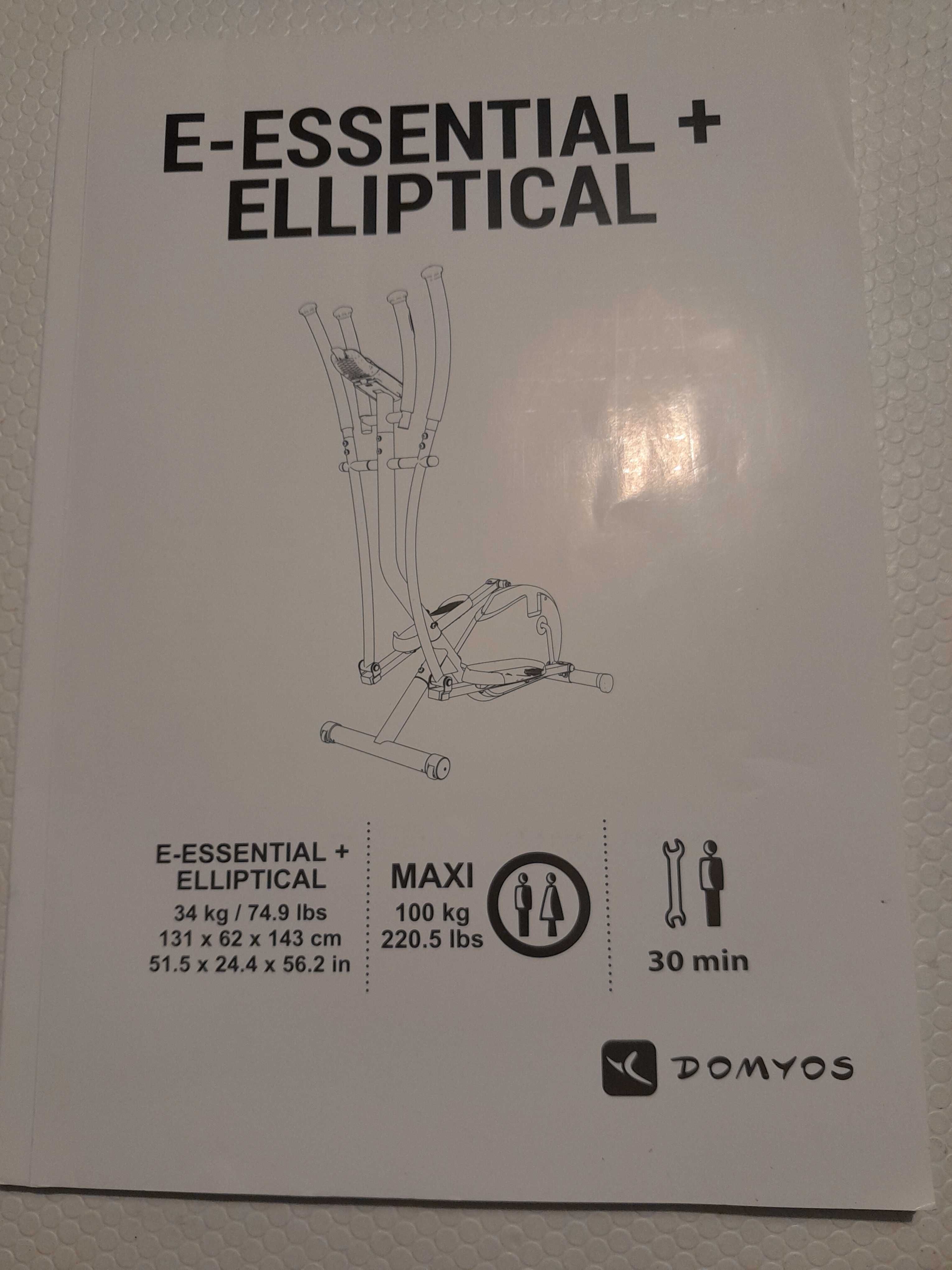 Bicicleta Elíptica Domyos como nova