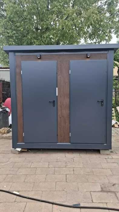 Kontener pawilon sanitarny, toaleta, łazienka mobilna ogrodowa wc