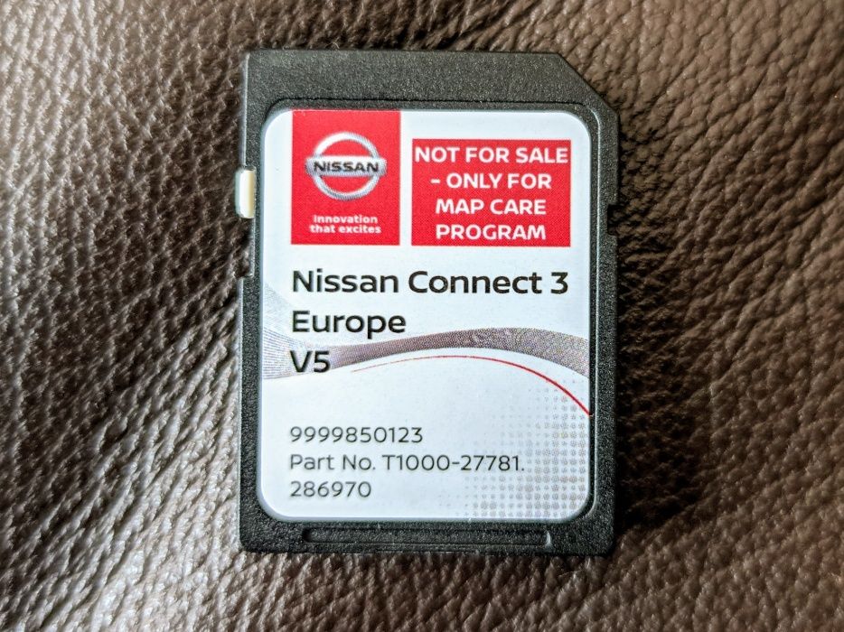 Mapa Nissan Connect 3 v5 Europe 2020 LCN3 QUASHQAI Note