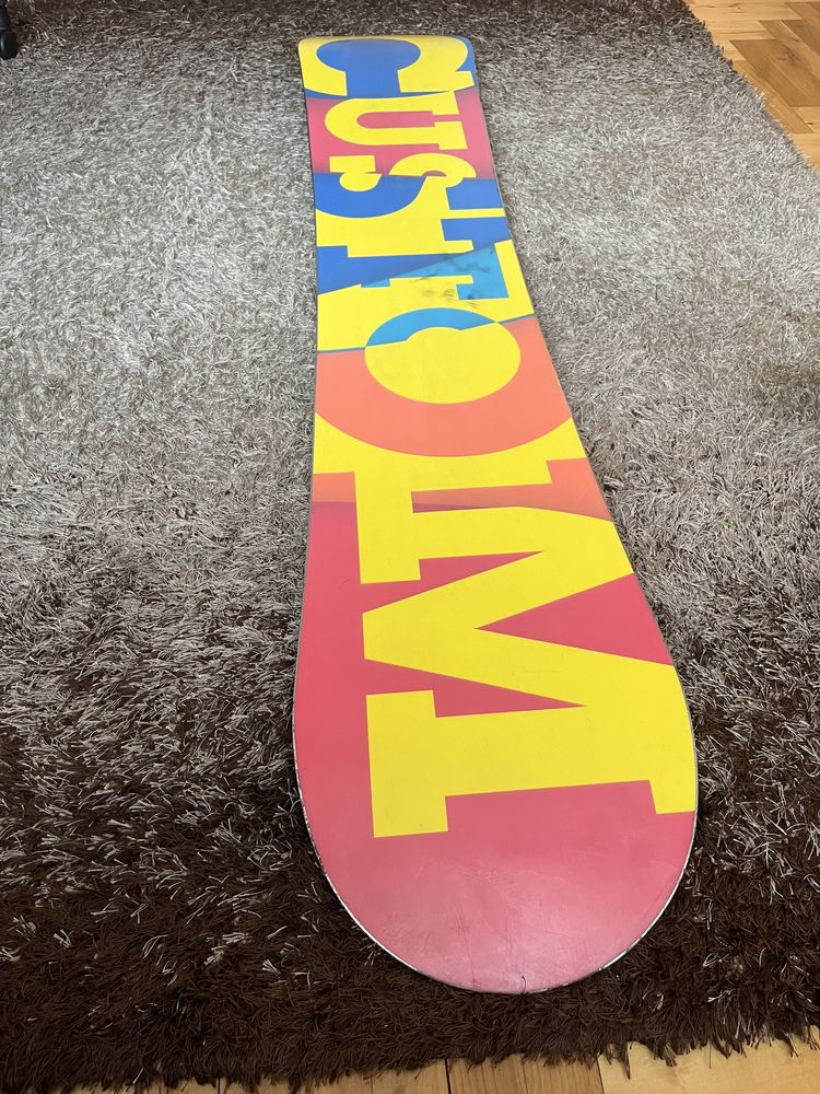 Deska snowboardowa burton custom x 166 cmwiązania burton