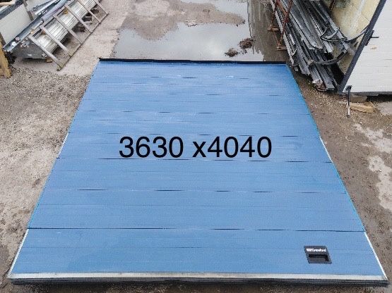 Brama segmentowa 360 x400 izolowana  : naped ;transport:montaz