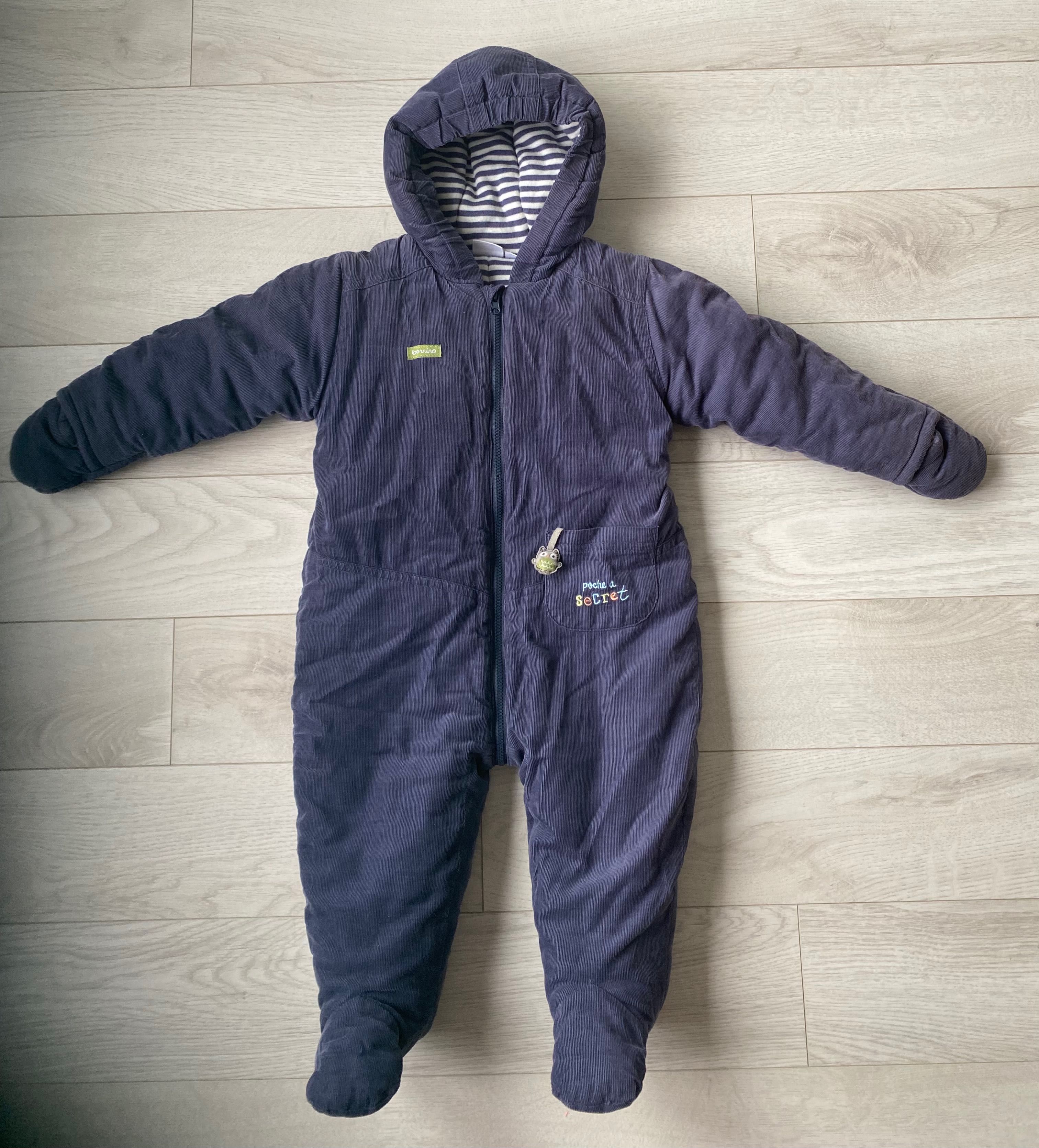Kombinezon bardzo ciepły unisex Bornino 74/80