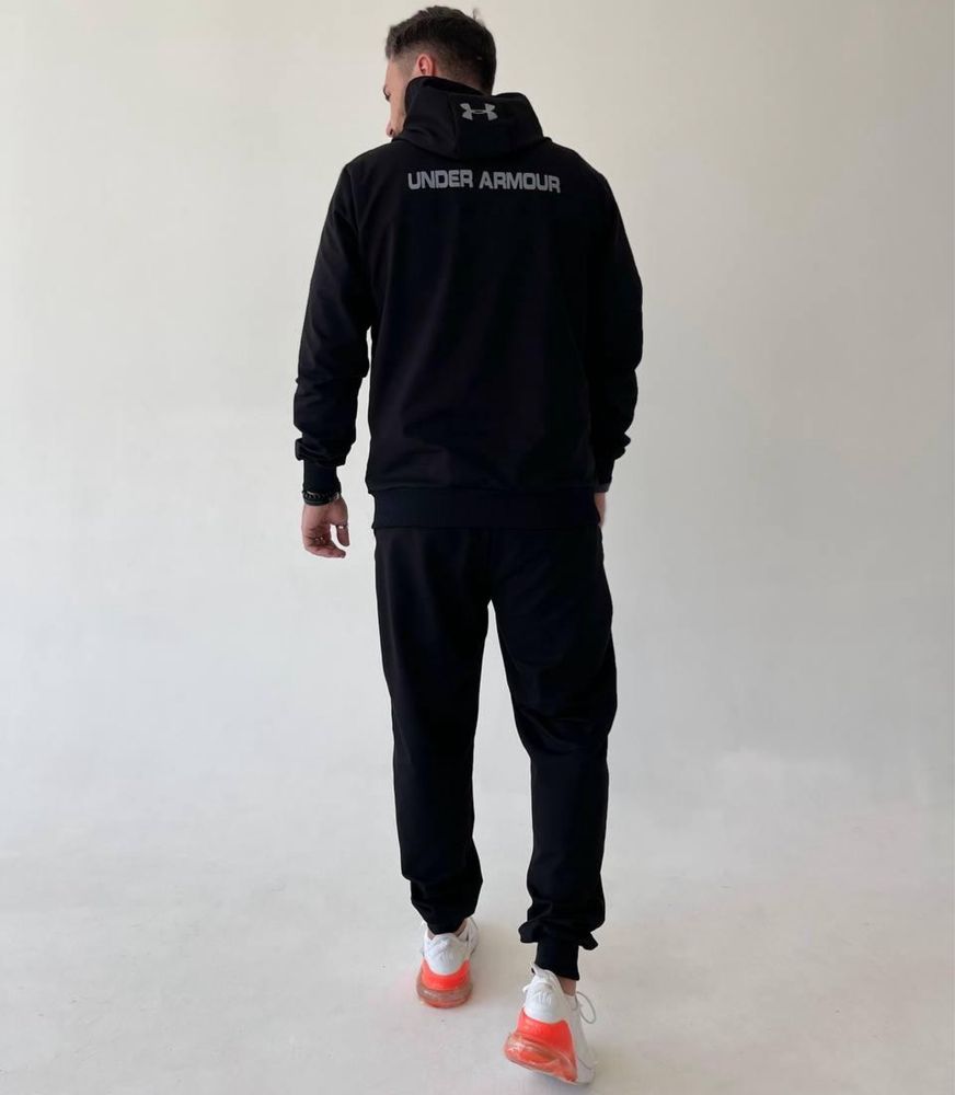 Спортивный костюм Under Armour, двунитка мужской чёрный