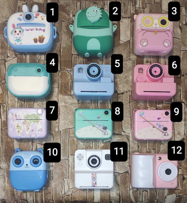 Дитячий фотоапарат / Миттєвий друк / Карта пам'яті 32 Гб
