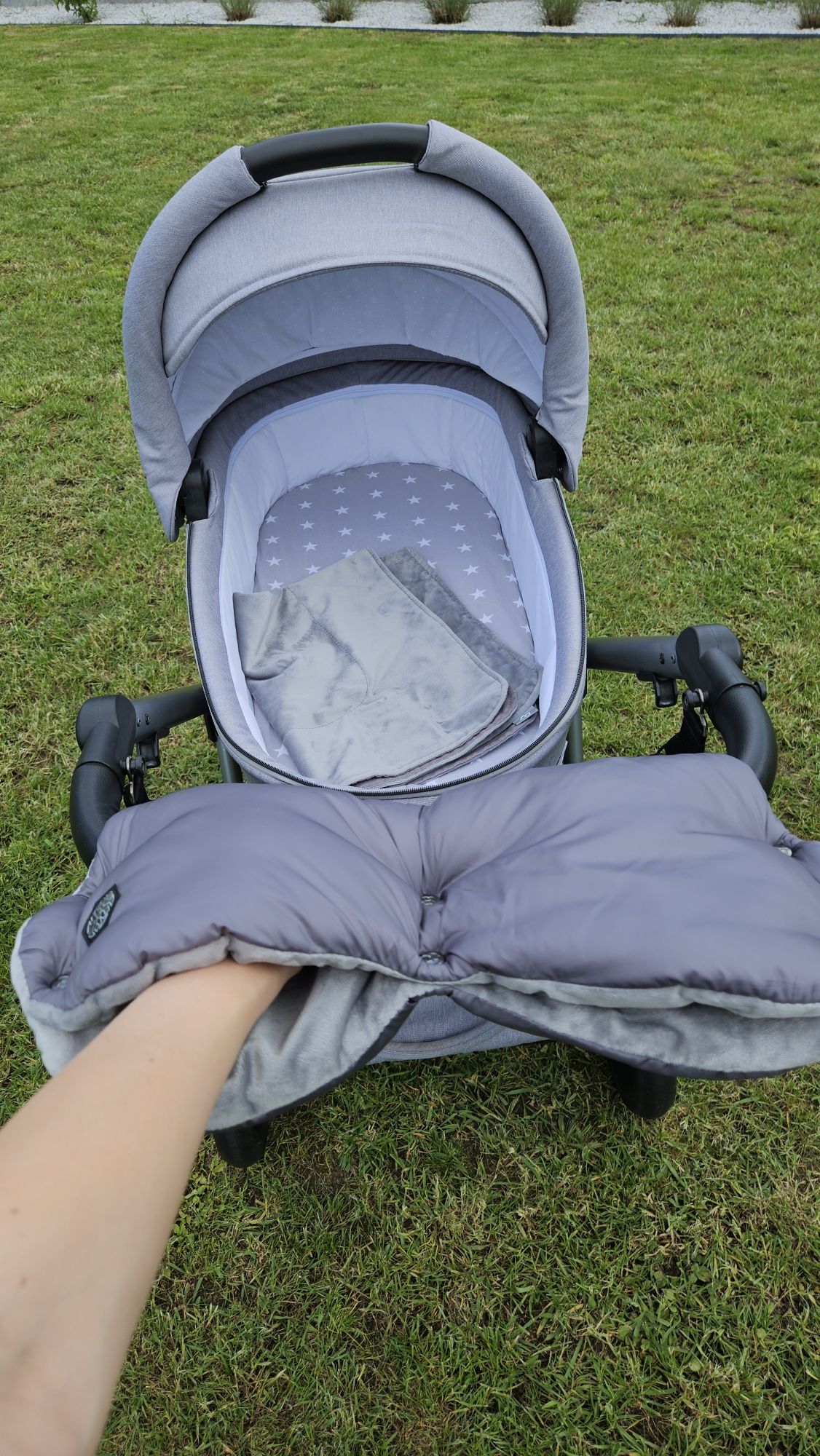 Wózek 2w1 babydesign husky szary