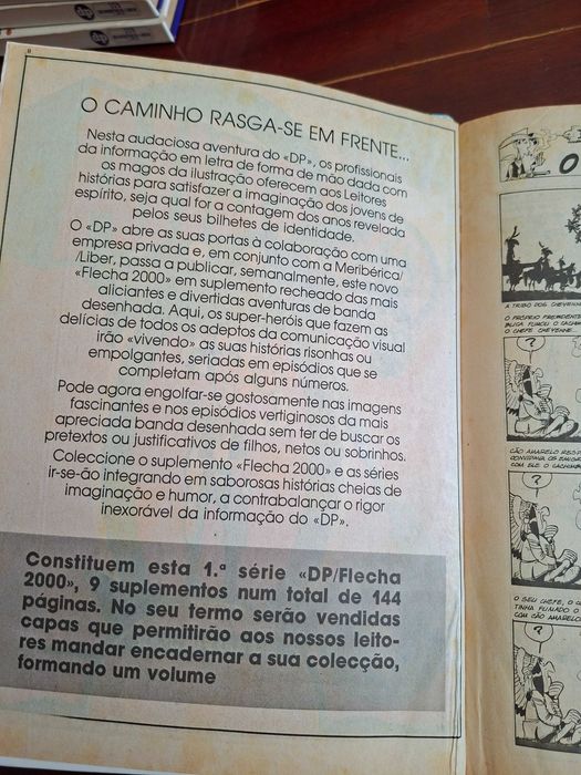 Flecha 2000 - 6 volumes de revistas de banda desenhada 1985