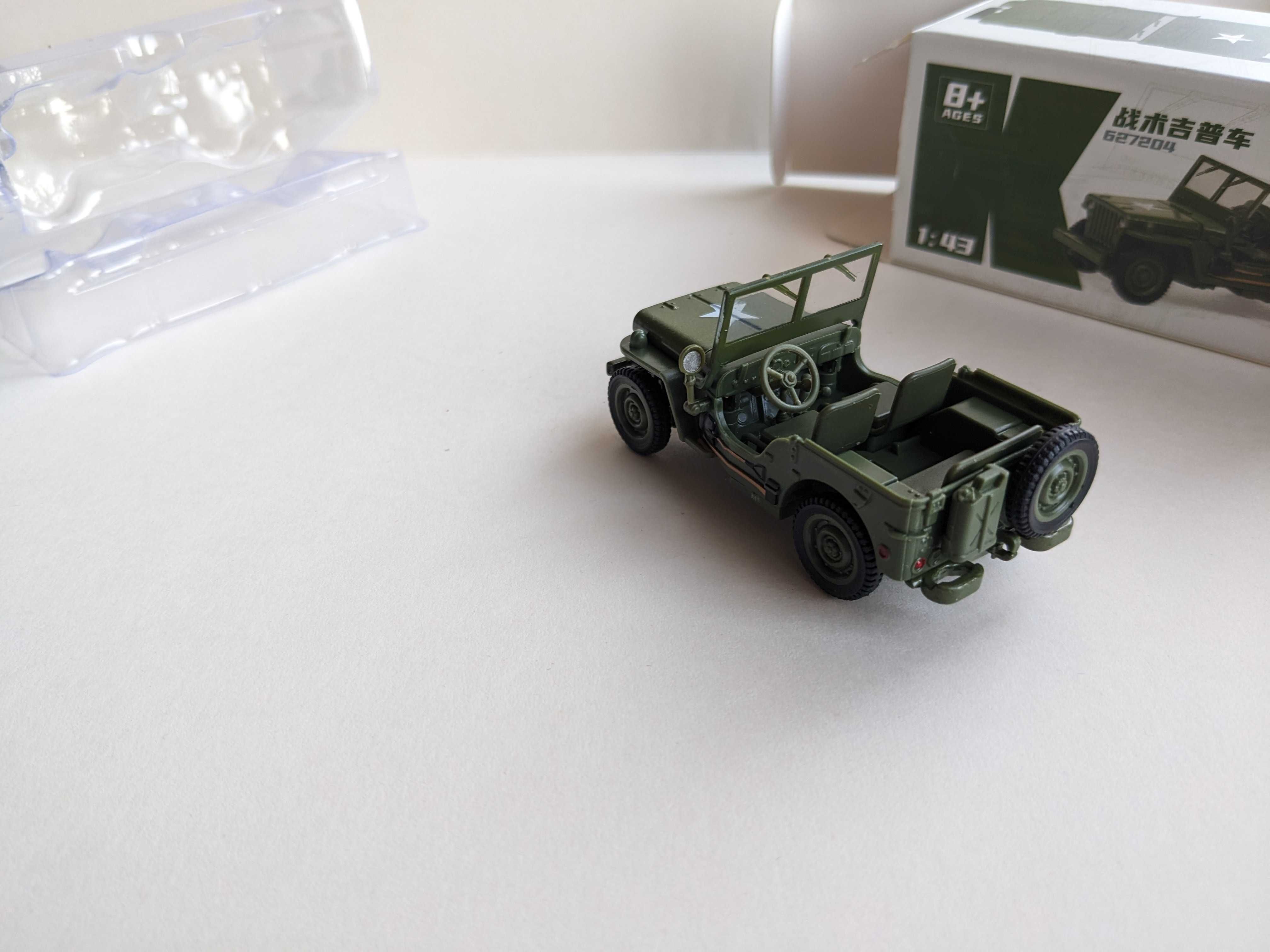 Kolekcjonerski model Jeep Willys MB 1/43 Samochody Wojskowe z II Wojny