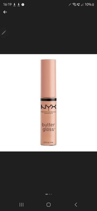 Szminka Nyx Butter Gloss Fortune Cookie