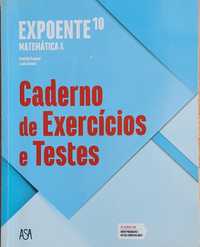 Caderno exercícios e testes Matematica A 10⁰ ano