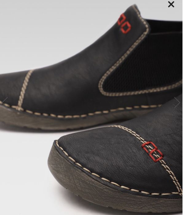 Nowe sztyblety Rieker botki damskie retro 39 skóra naturalna