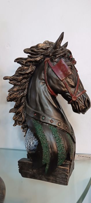Cabeça de cavalo decorada