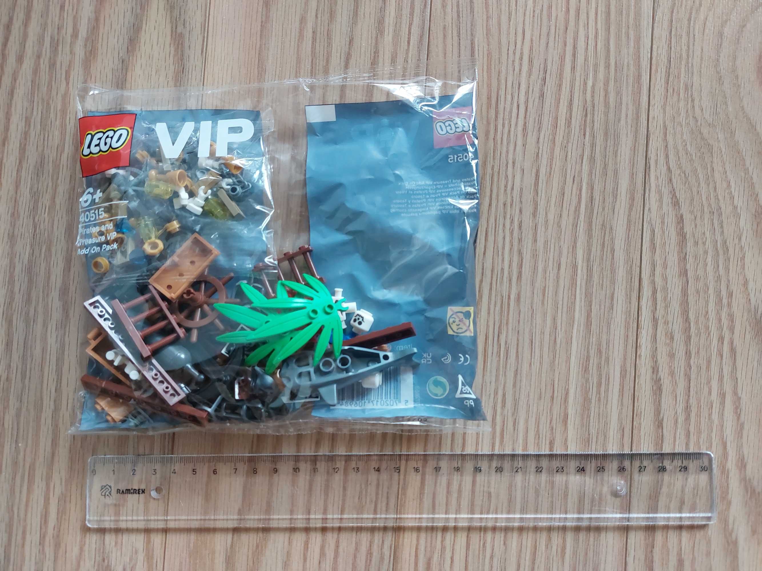 Lego Piratas e Tesouro 40515 VIP NOVO SELADO