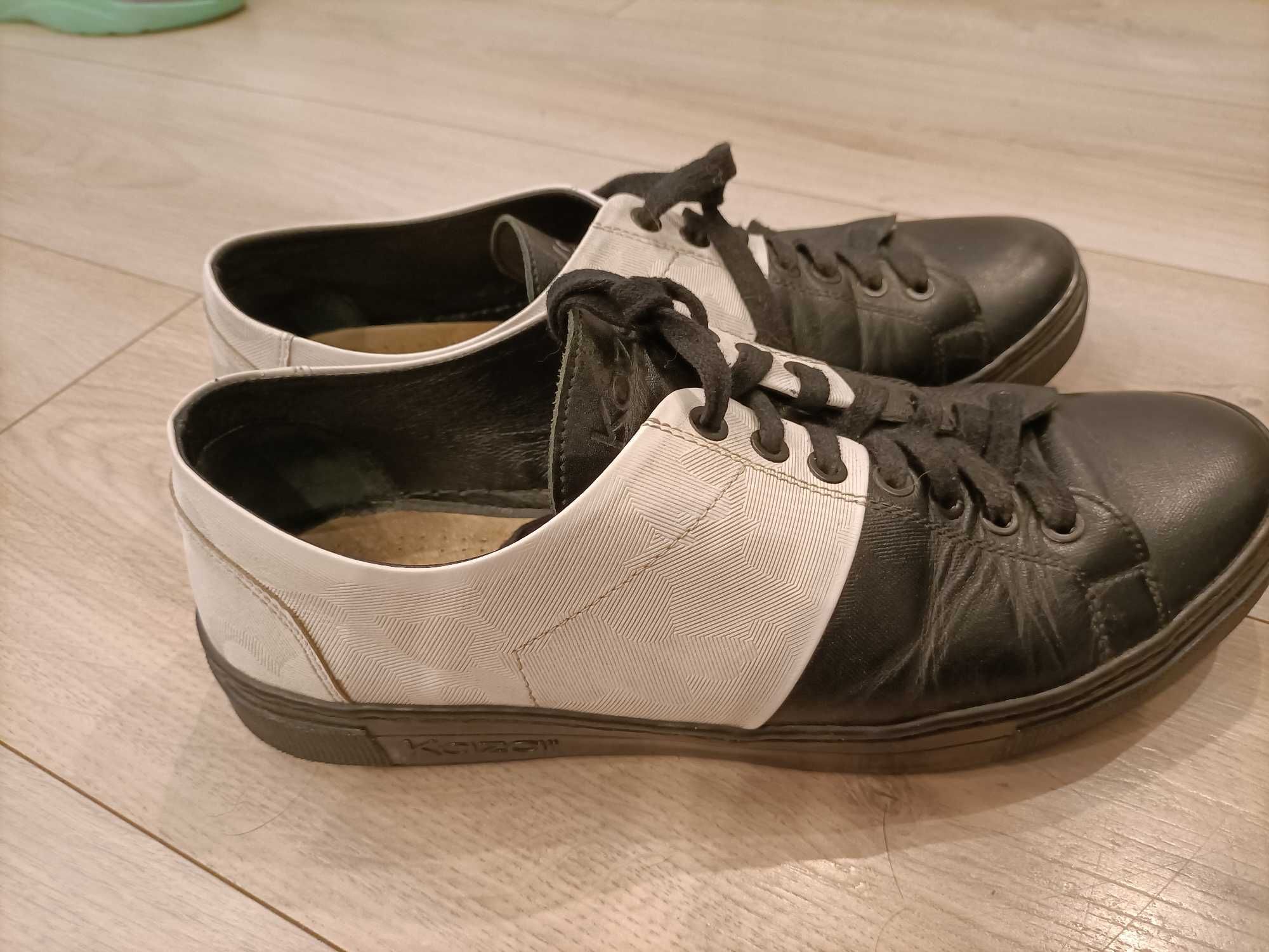 Męskie Sneakersy czarno-biale Kazar