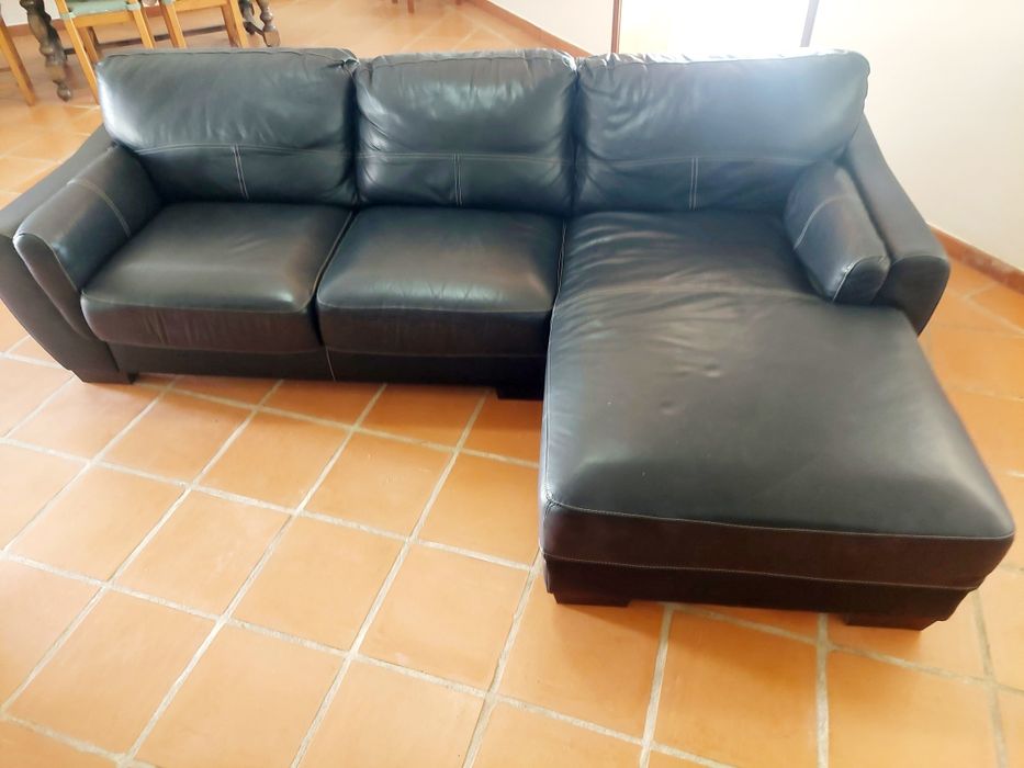 Sofá 2 lugares + Chaise Long | Como Novo