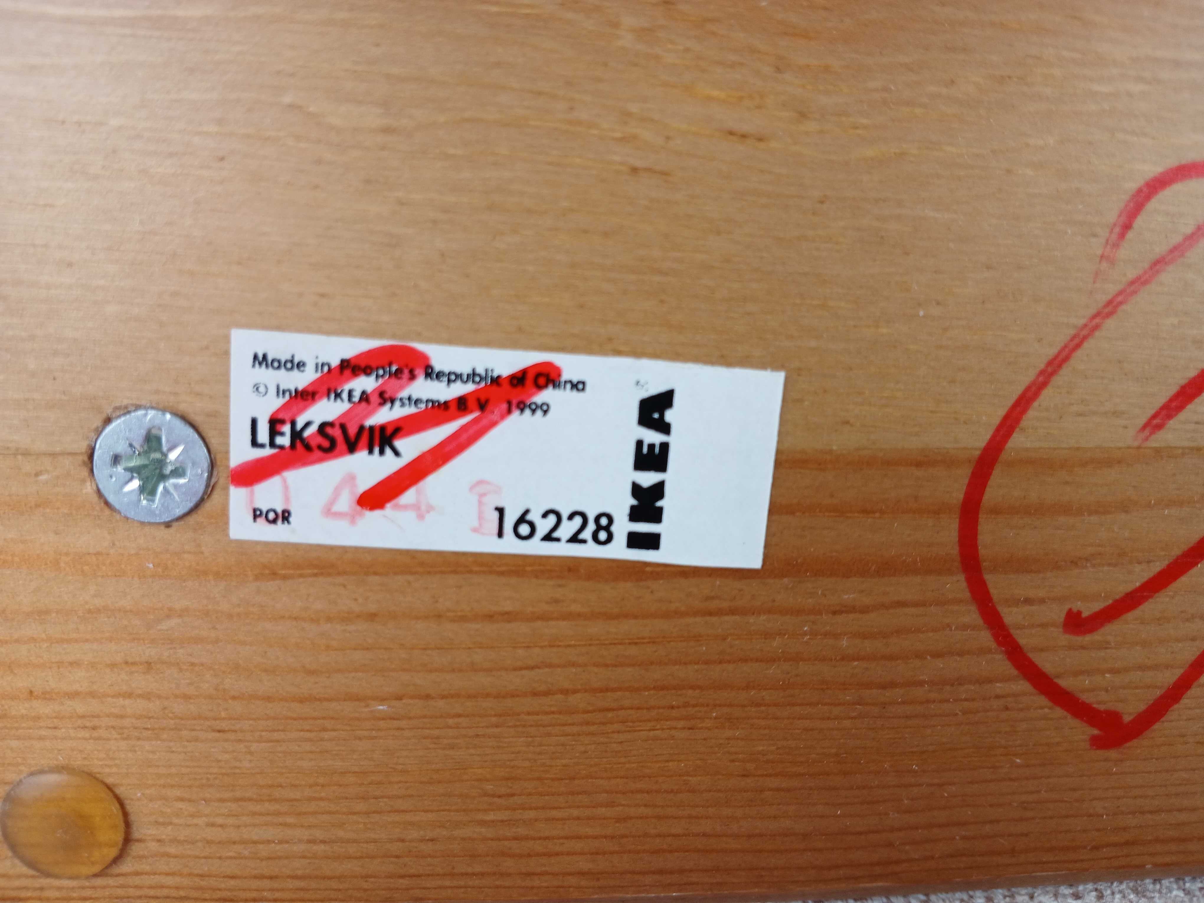 Toaletka IKEA Leksvik 16228 Lustro nablatowe Nadstawka Retro 1999