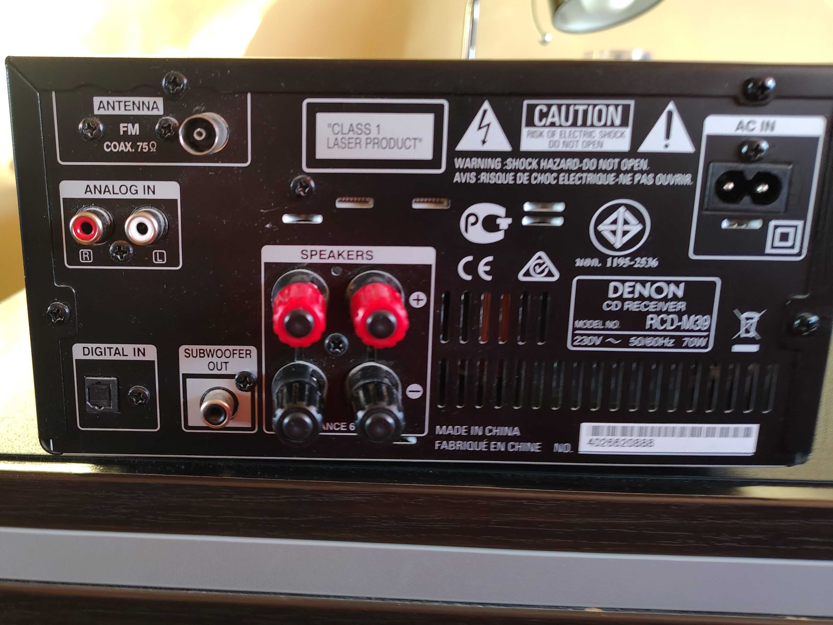 DENON RCD-M39 - Amplituner/USB/CD