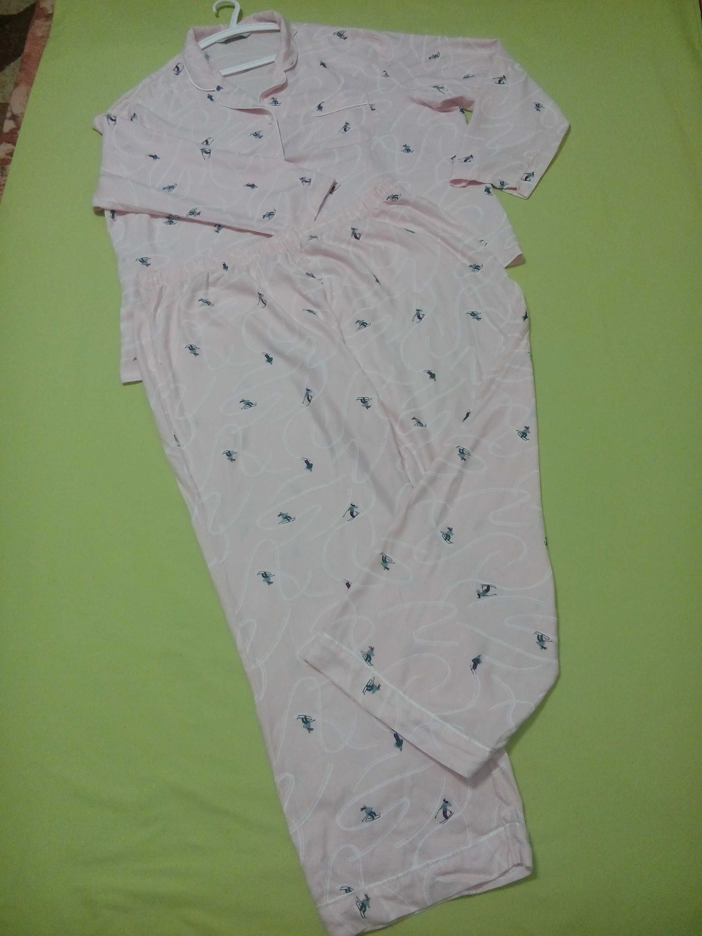 Піжама, домашній костюм з натуральної тканини,великий розмір